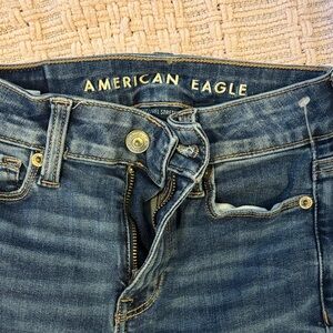 American Eagle Outfitters Women's Dark Blue Jeans